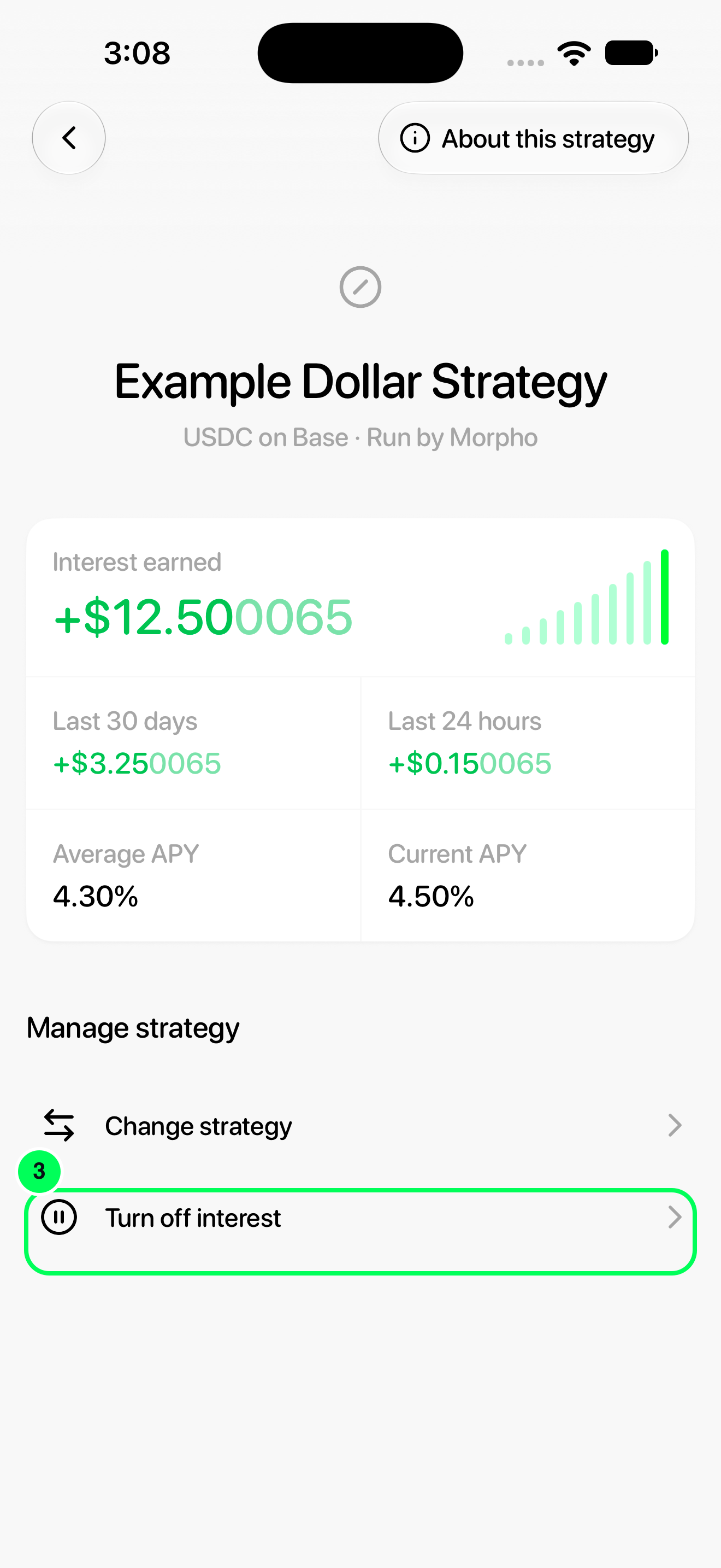 Open the turn-off confirmation in the Tuyo app